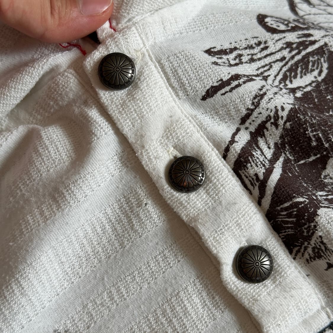 Rack Bird navajo cotton 1/2 tee 상품이미지7
