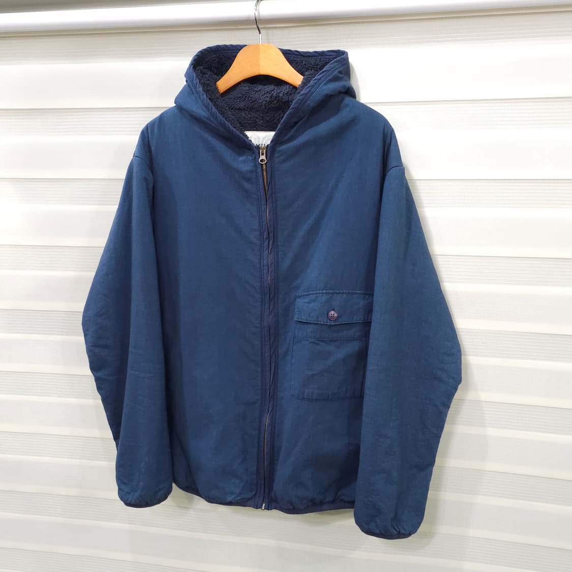 일본 REMILLA 샴브레이 후드집업 자켓- L 상품이미지1