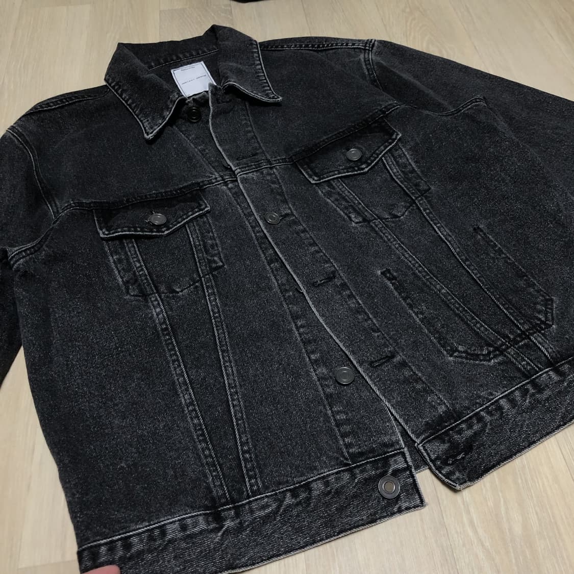 (L) 브랜디드 BRANDED 2001 슬로우 워커 데님 블랙 흑청자켓 상품이미지2