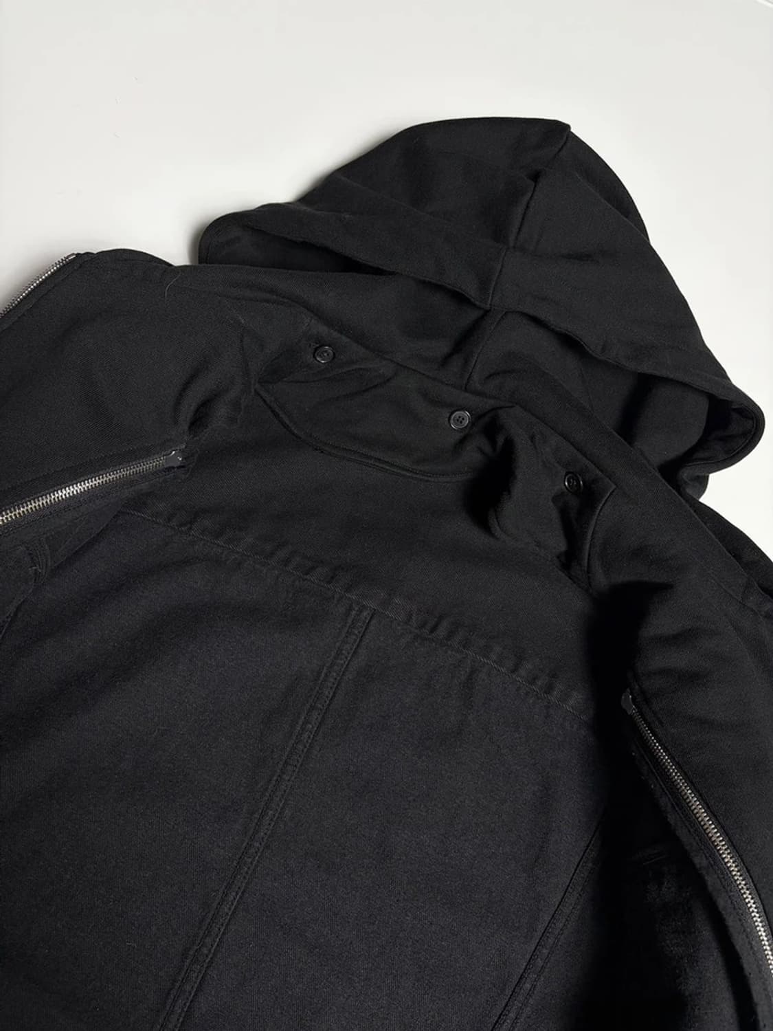 준지 JuunJ 21ss 레이어드 데님 트러커 자켓 R1296 상품이미지4
