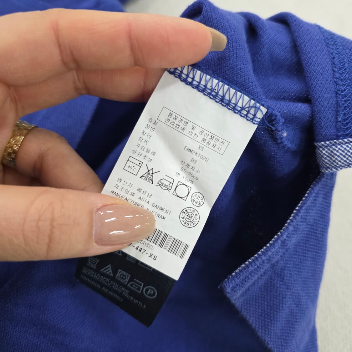 [XS] 타미힐피거 슬필핏 반팔 카라티 0213J 상품이미지4