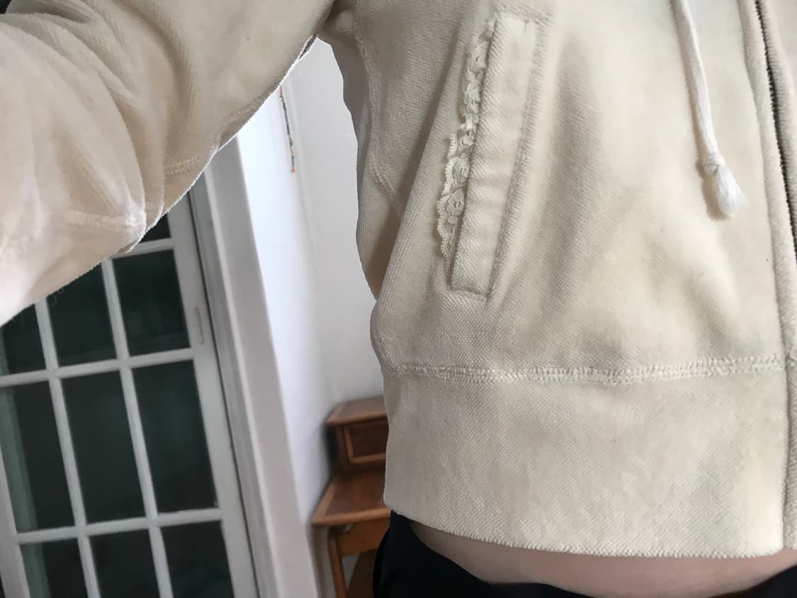 vintage lace zip-up hoodie 상품이미지7