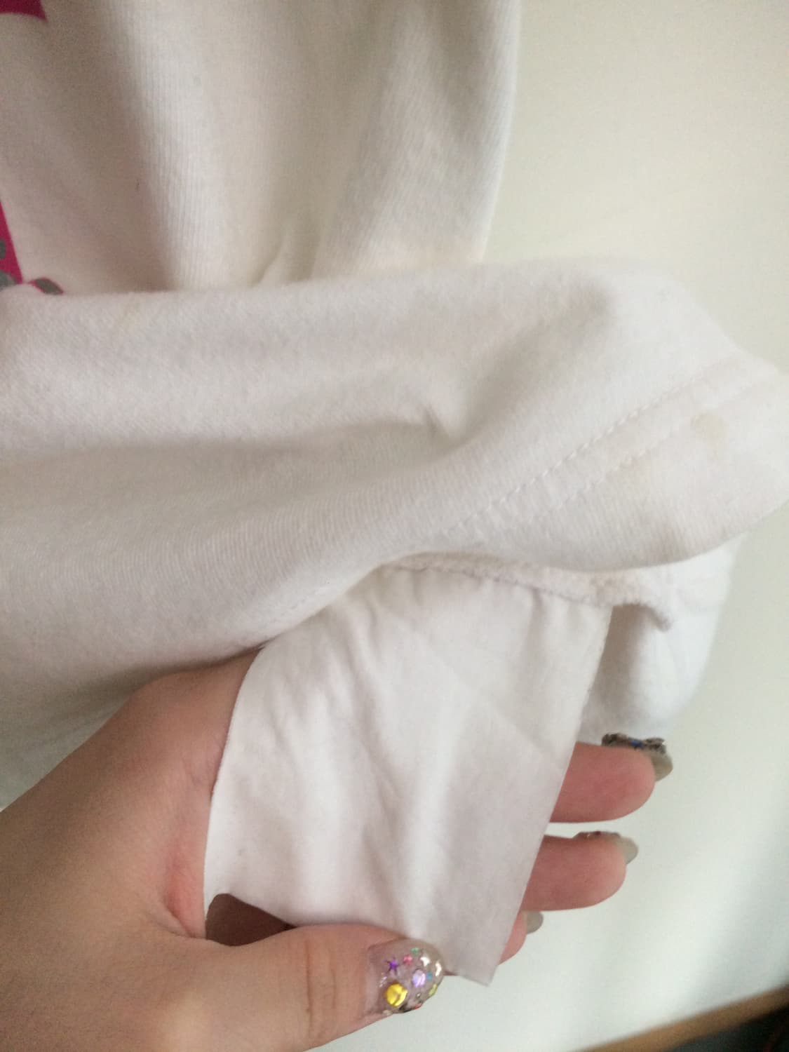 (초레어)꼼데가르송 걸 라인 애니메 여자 라인스톤 반팔 티셔츠 상품이미지7