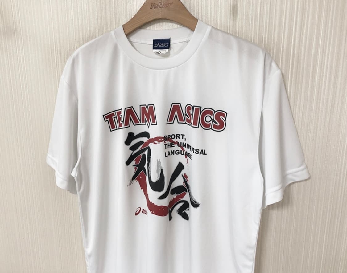 팀아식스(ASICS) 기합 한자메세지 배구티셔츠 XO(2XL) 상품이미지6