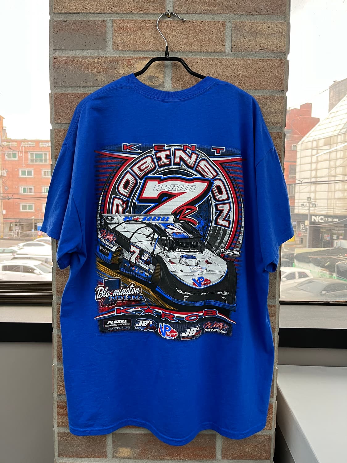 빈티지 레이싱 프린팅 반팔 티셔츠  상품이미지8