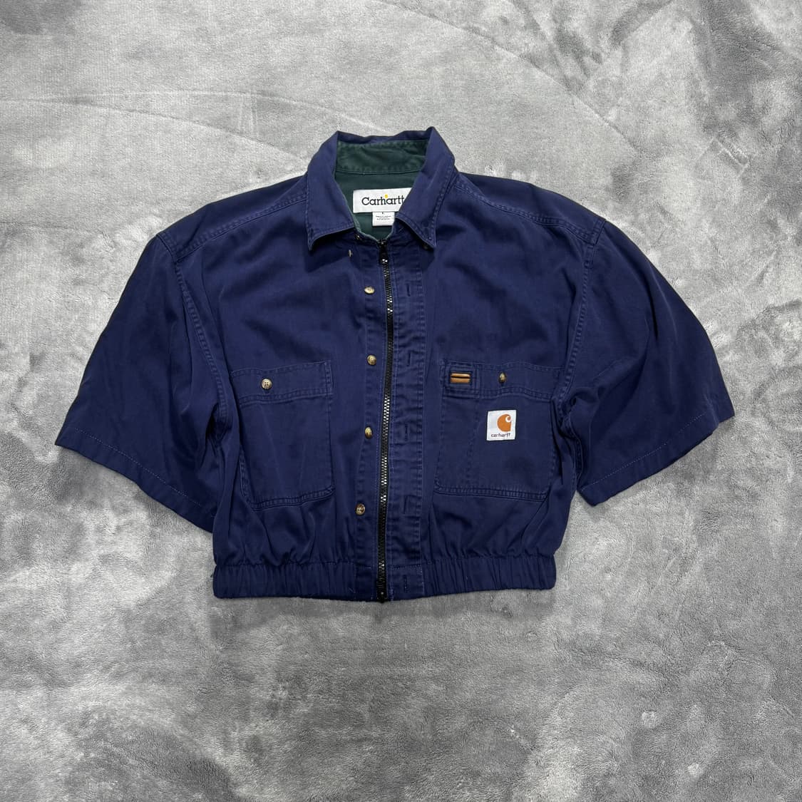 칼하트 투웨이 크롭 커스텀 워크자켓 상품이미지2