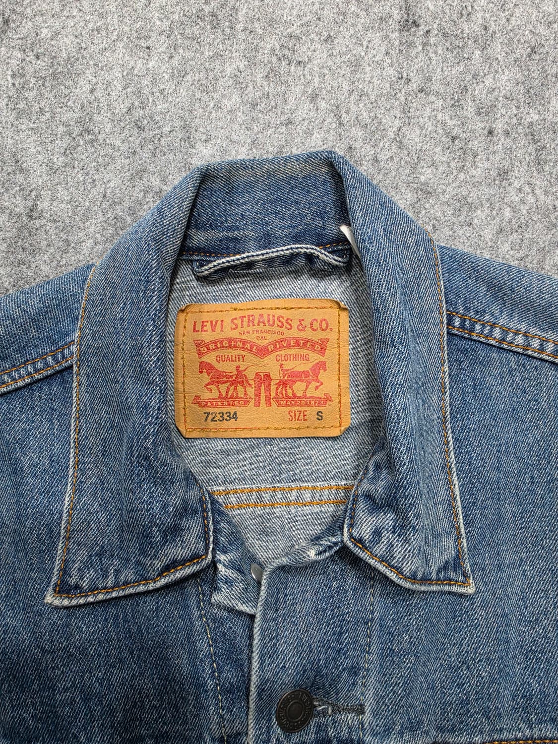 리바이스 72334 3세대 트러커 데님 자켓 청자켓 S 상품이미지7