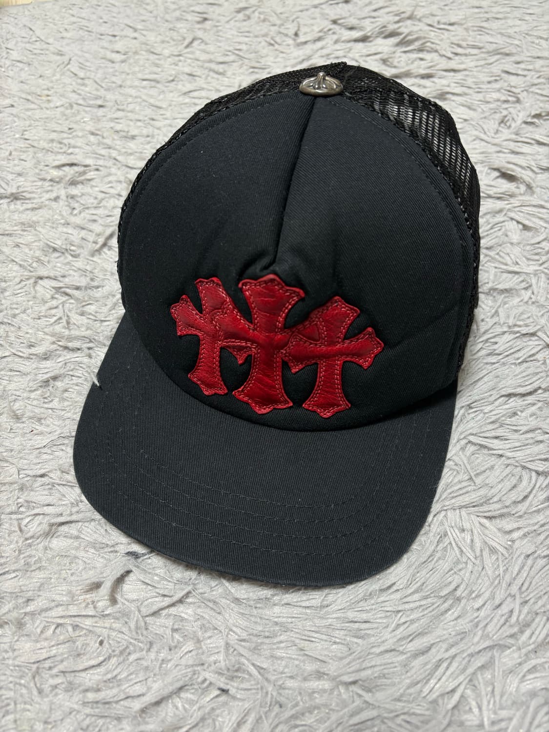 크롬하츠 세테터리 트러커햇 블랙/레드 상품이미지1