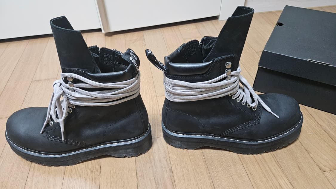 (290)UK10 닥터마틴 릭오웬스 쿼드 솔 스틸토 상품이미지6