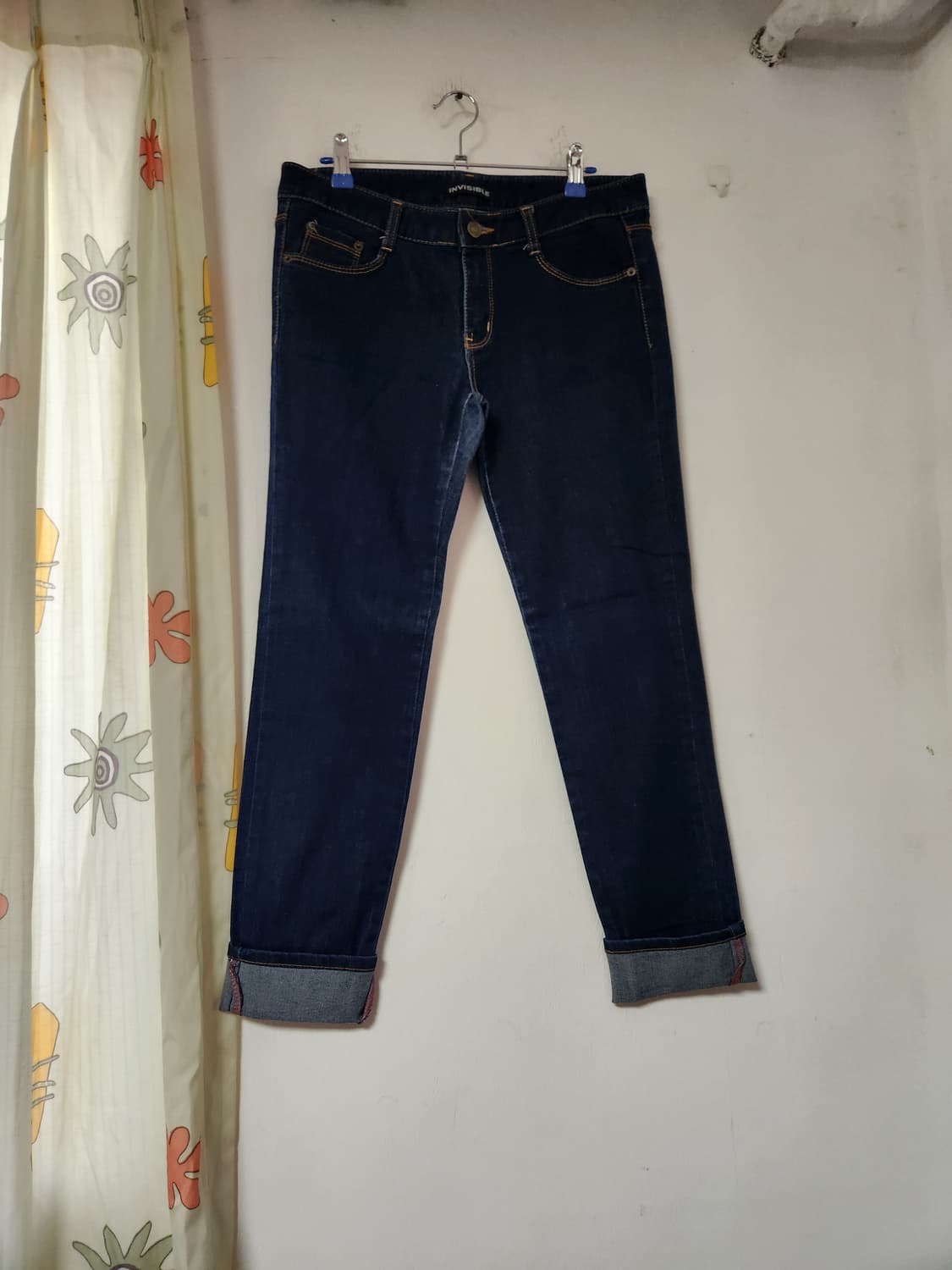 INVISIBLE 데님 롤업 청바지 30 상품이미지1