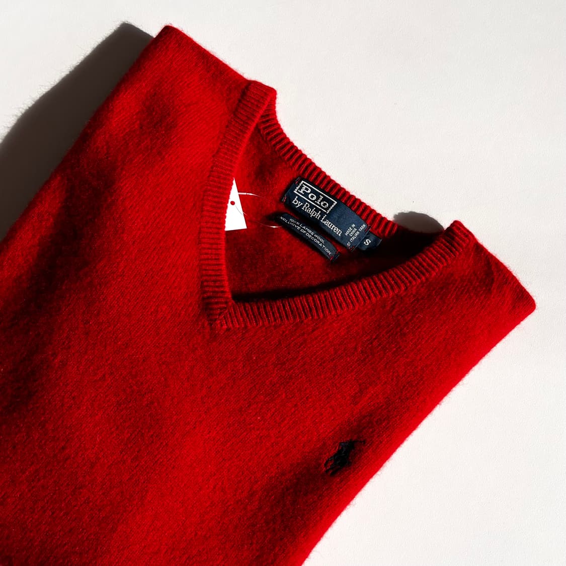 폴로랄프로렌 램스울 브이넥 니트 상품이미지4