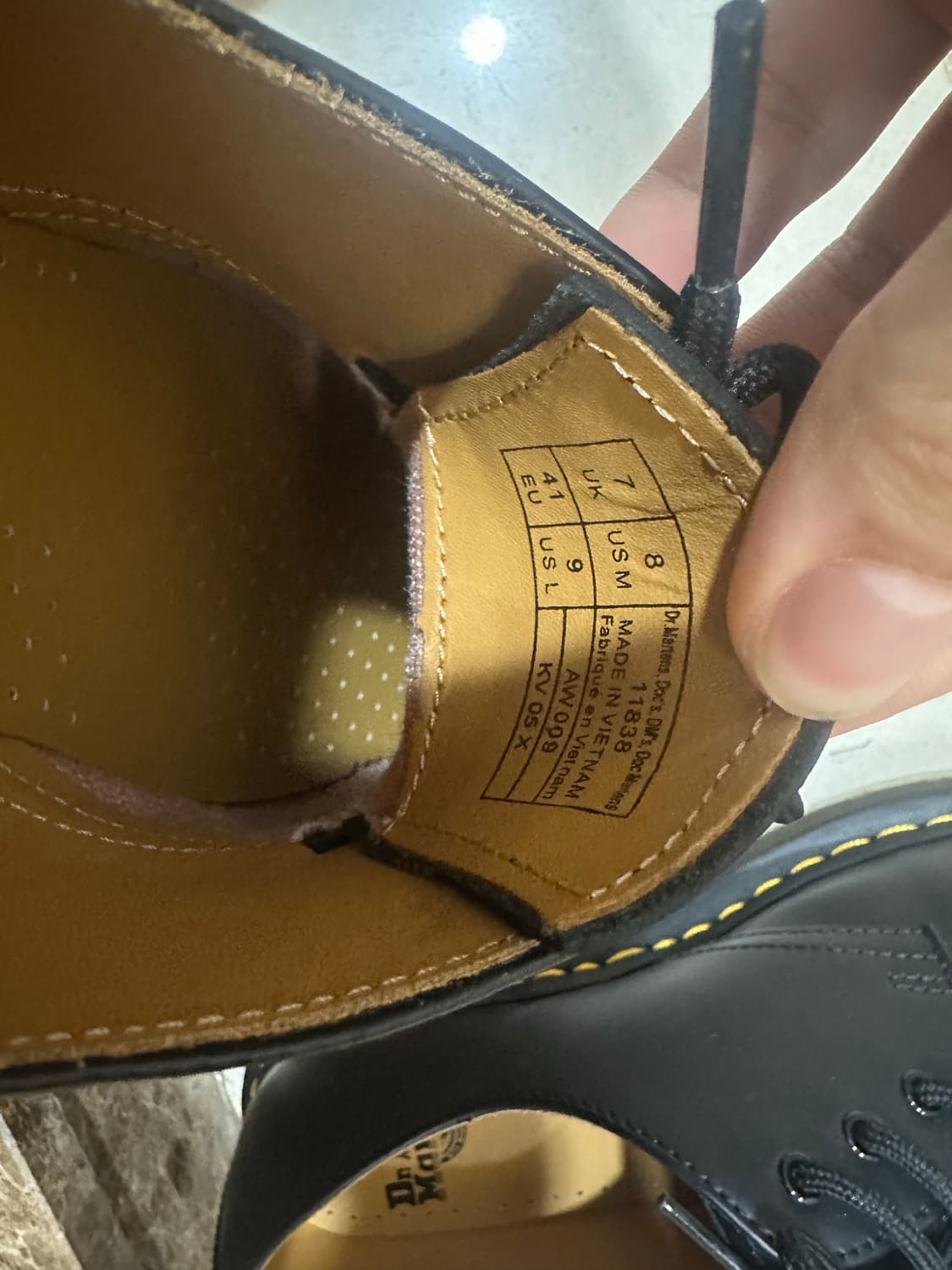 (260) 닥터마틴 1461 스무스 블랙 상품이미지3