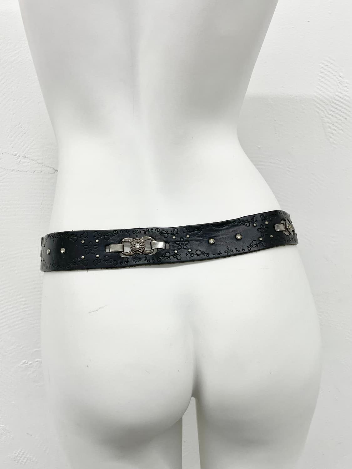 리얼레더 오리엔탈 디테일 버클 벨트 상품이미지4