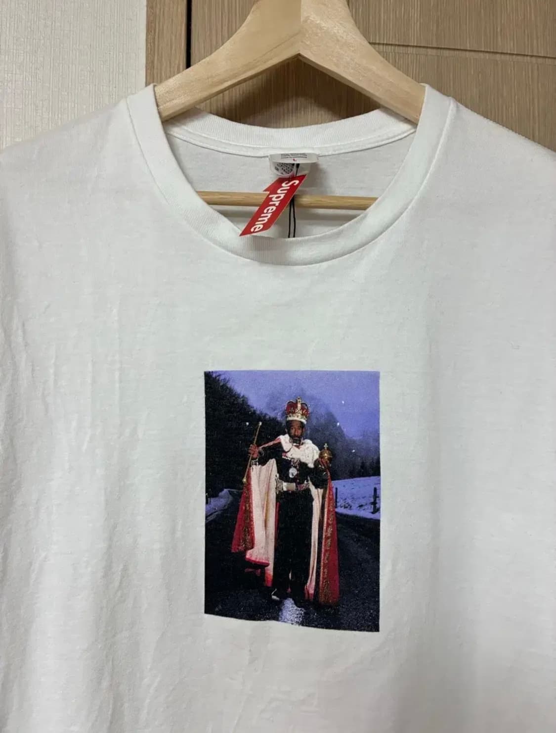 [L]슈프림x마틴로즈 티셔츠 화이트 상품이미지1