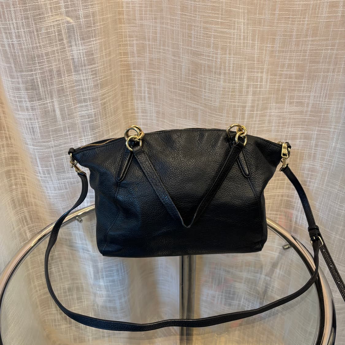 정품 코치 가죽 토트백 크로스백     상품이미지5