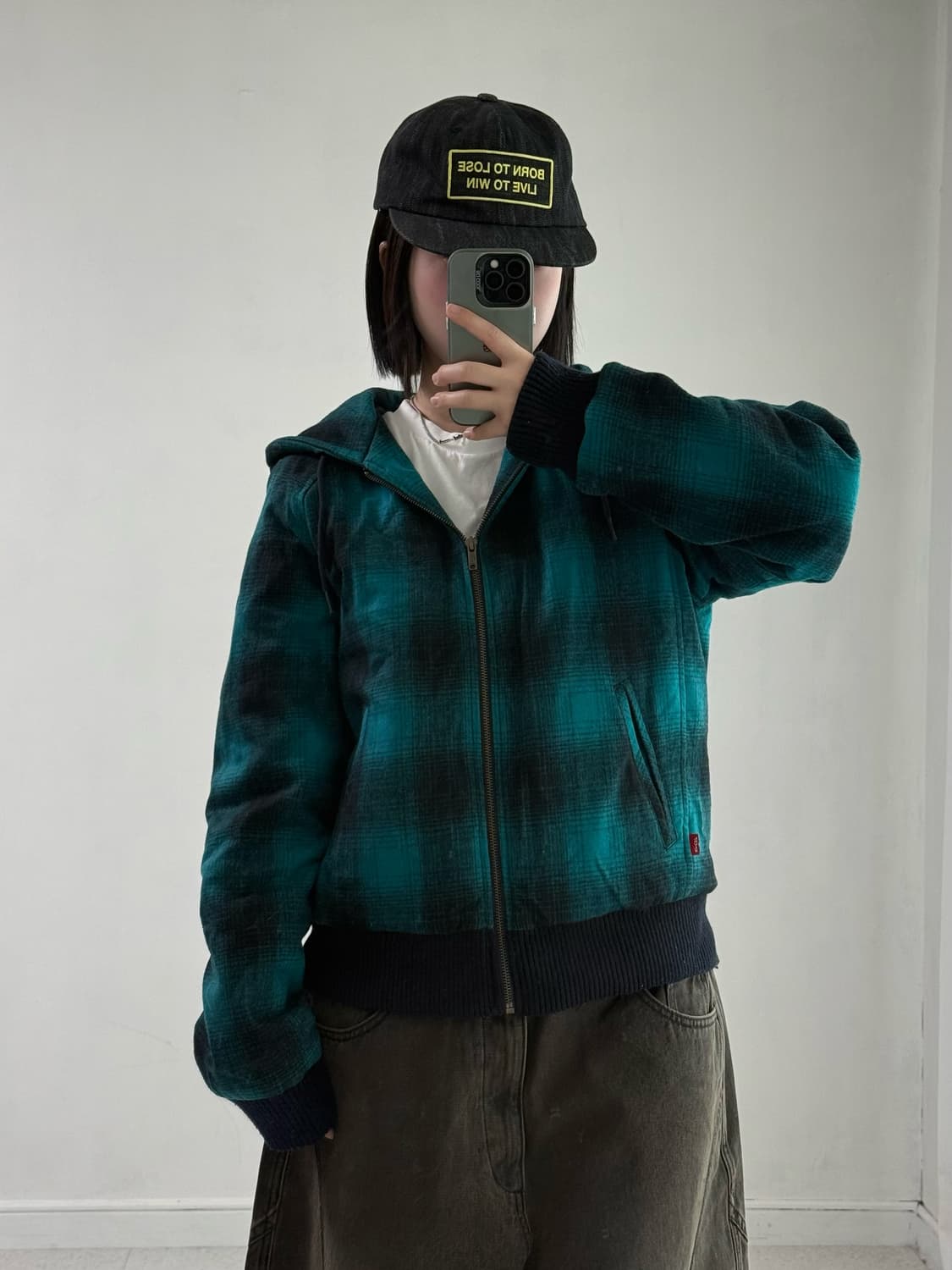 리바이스 민트 체크 자켓 상품이미지4