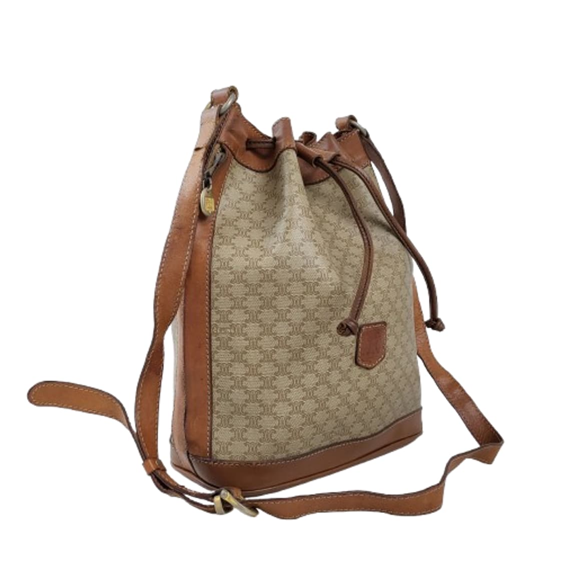 정품 셀린느 빈티지 마카담 드로우스트링 버킷백 상품이미지2