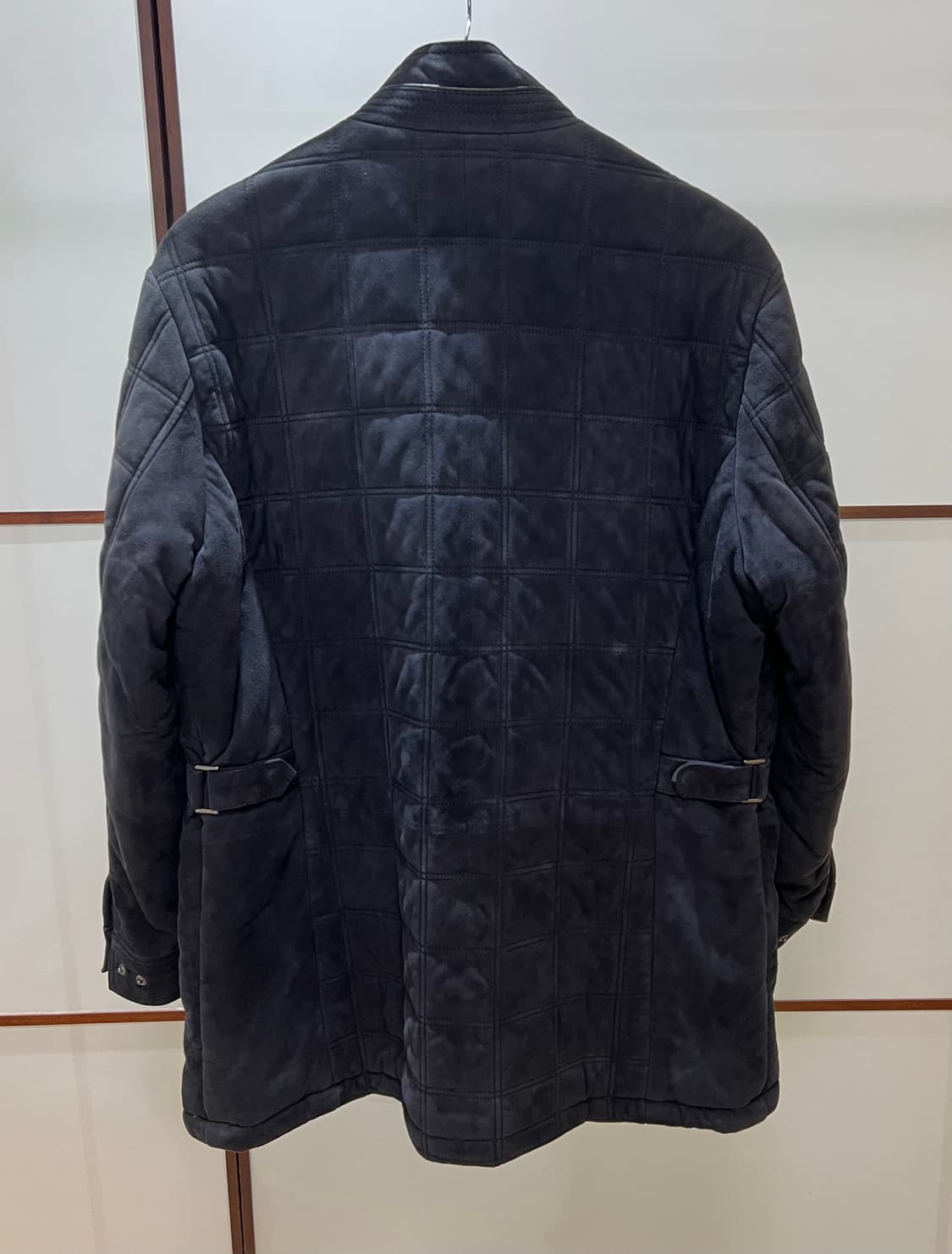 갤럭시(Galaxy) 수젤로 천연 염소가죽 퀼팅 자켓 (100) 상품이미지3