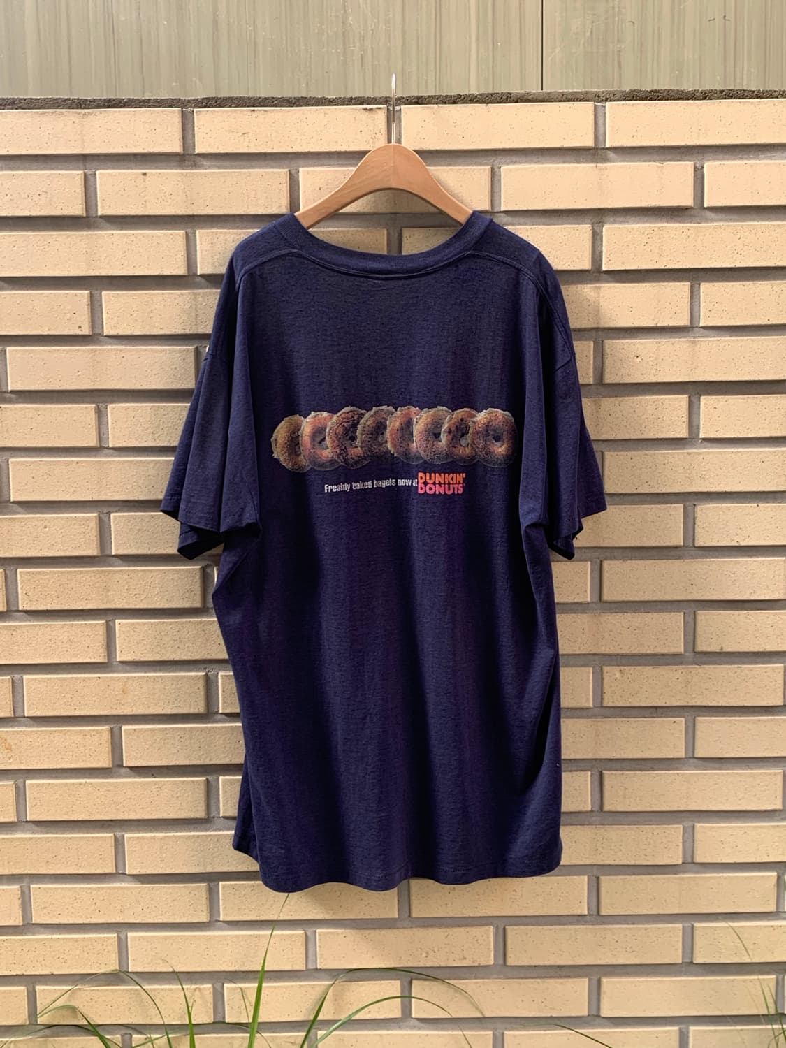90s 던킨도넛츠 베이글 프로모션 티셔츠 상품이미지5