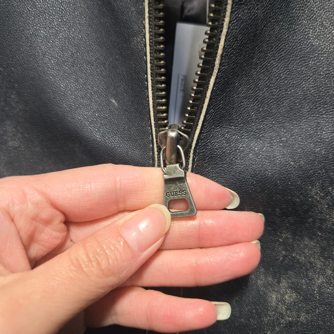 게스 워시드 양가죽 자켓  상품이미지5