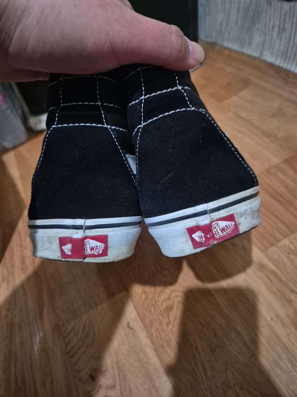 반스 스케이트 하이 블랙 화이트 295mm 상품이미지2