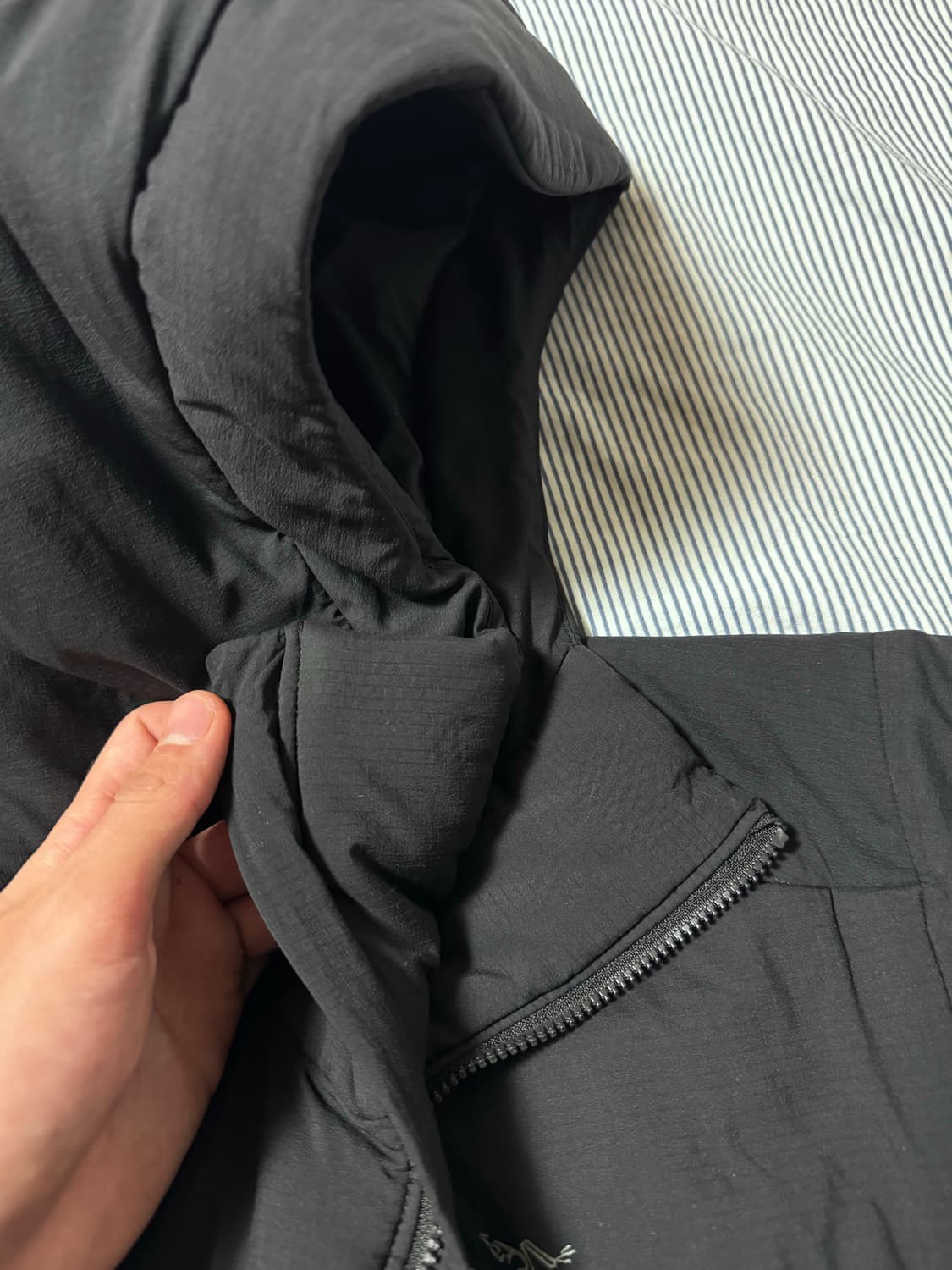 아크테릭스 아톰 AR 후디 블랙  상품이미지7