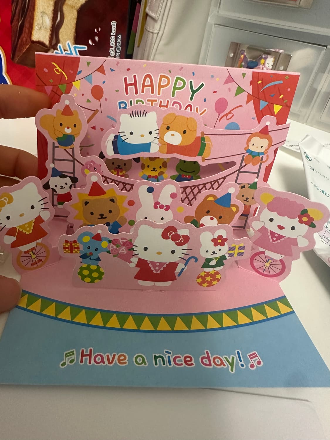 헬로키티 슈가바니즈 산리오 팝업카드 고전희귀편지지 상품이미지5