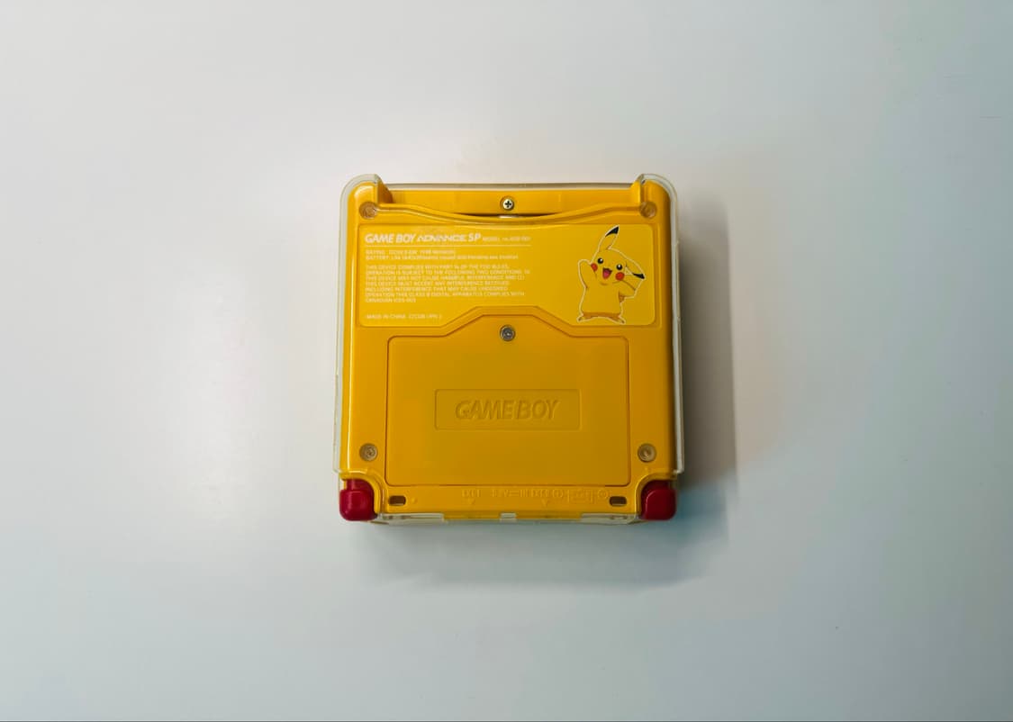 닌텐도 GBA SP 게임보이 어드밴스 피카츄 하우징 백라이트에디션 판매 상품이미지4