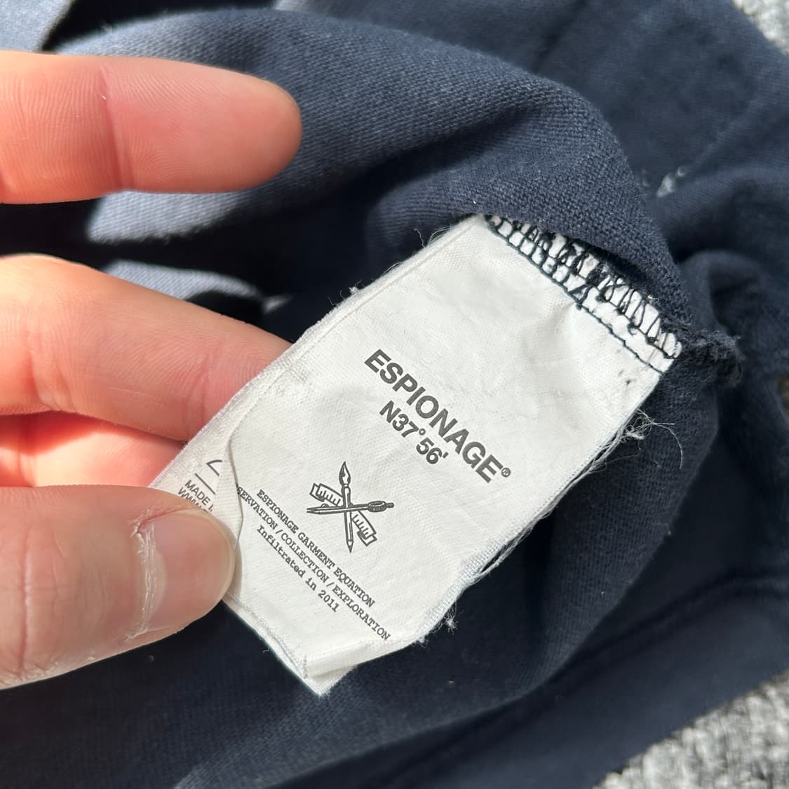 에스피오나지 네이비 롱슬리브 상품이미지7