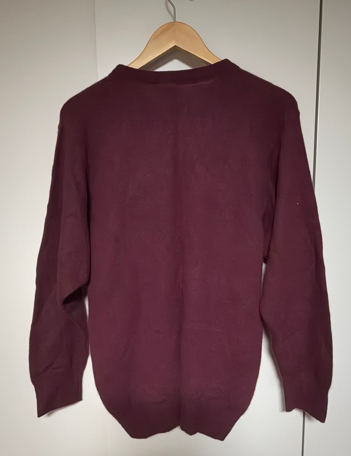 빈티지 캐시미어 퍼플 니트 상품이미지2