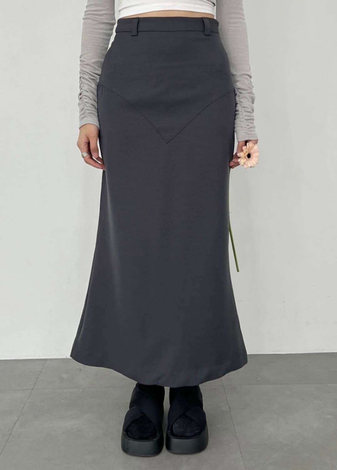 머메이드 핏 슬림 스커트 상품이미지1