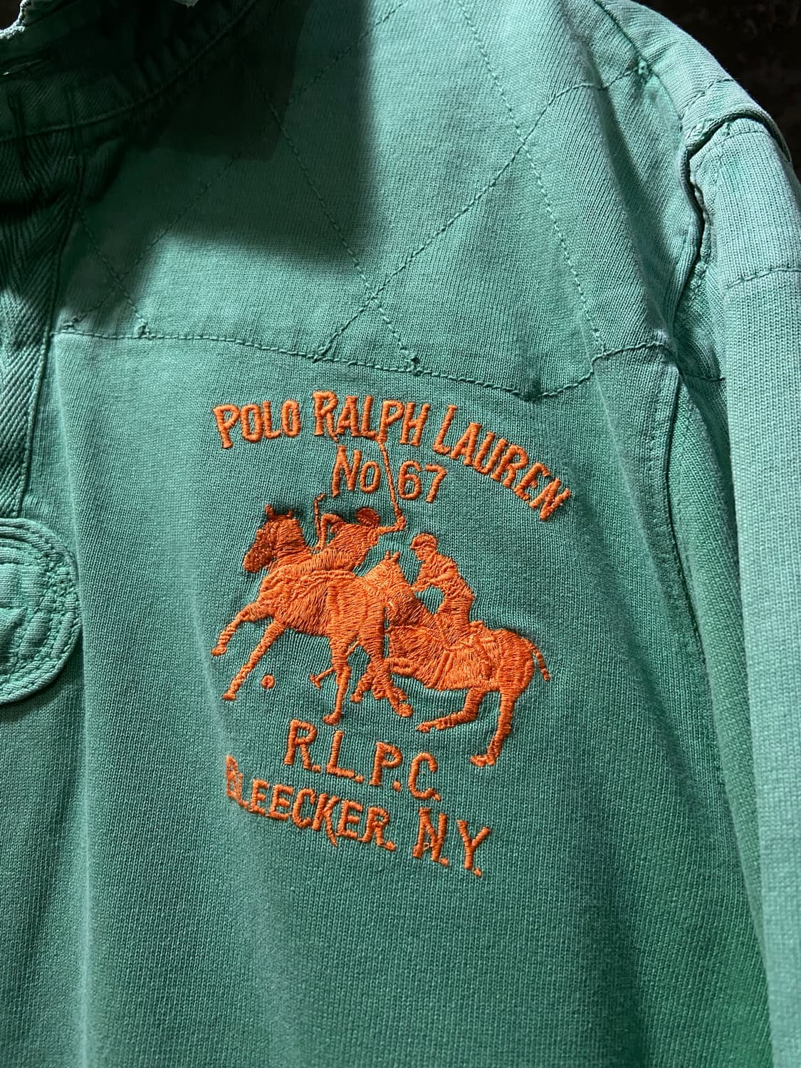 Polo Ralph Lauren 폴로 랄프로렌 퀼티드 럭비 PK셔츠 상품이미지4