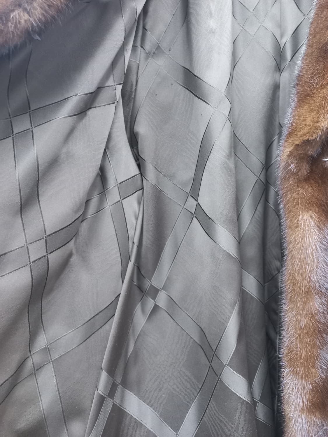 KUK JE 밍크 코트 브라운 상품이미지2