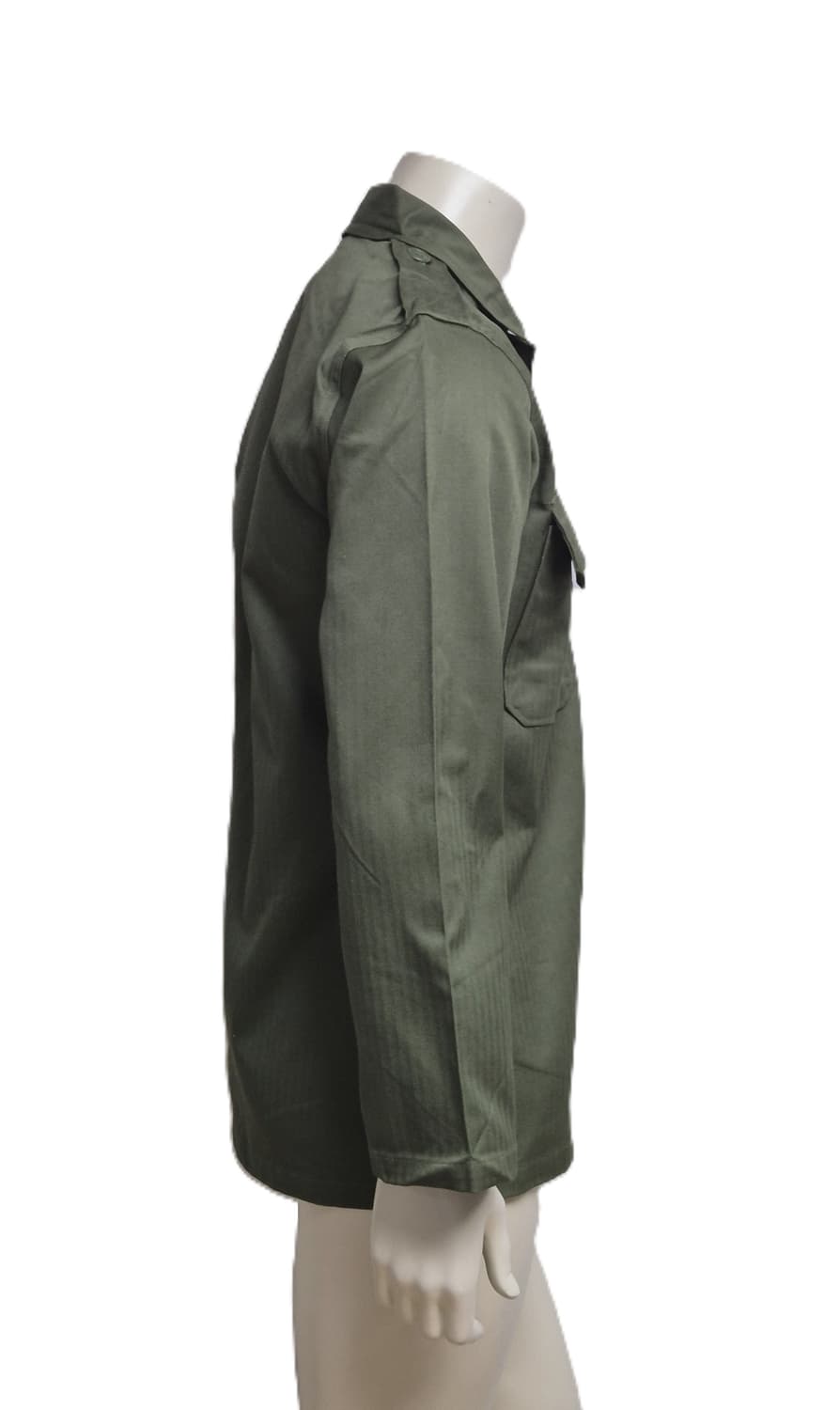 국군 구형 훈련복 민무늬 전투복 상의 자켓 (M) (1) (미사용품) 상품이미지3