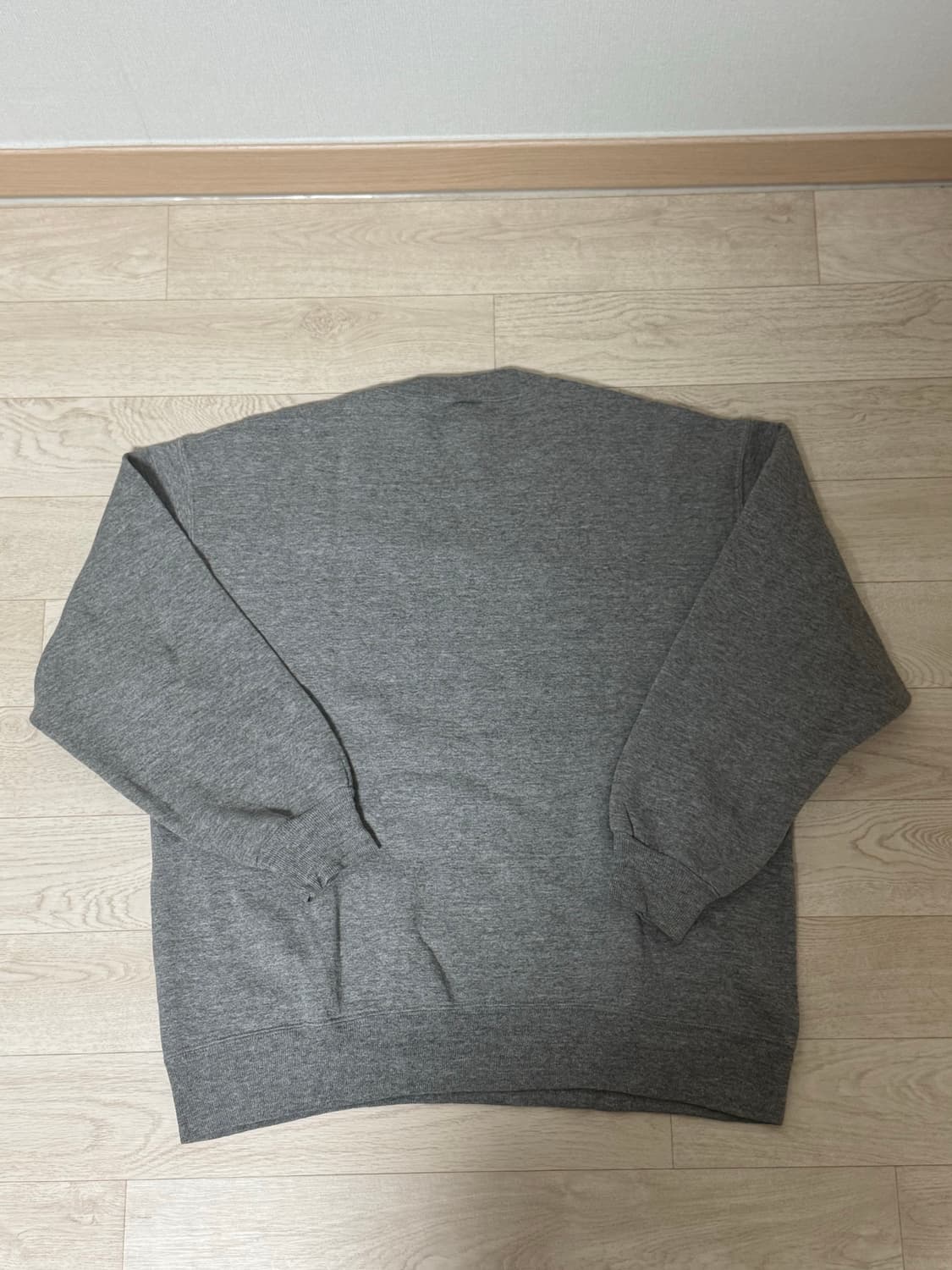 90s russell sweat shirt grey XL 상품이미지2