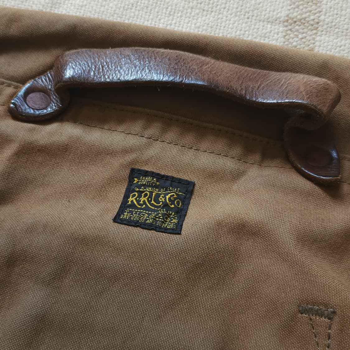 폴로 더블알엘 가방 캔버스 레더 메신져백 F 상품이미지10