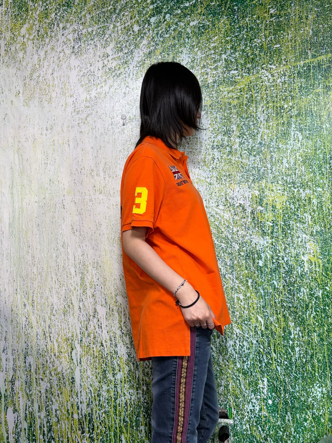 폴로 빅포니 치프키프 영국 오렌지 반팔 카라 티셔츠 XXL 상품이미지5