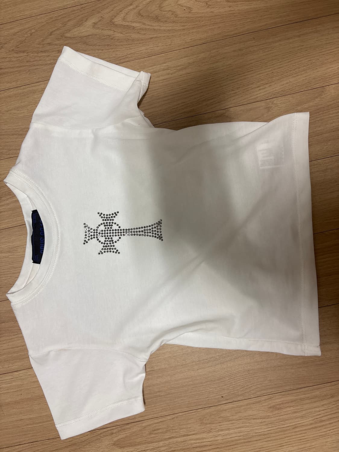 Op. 07 NFR CROP T-SHIRTS WHITE 상품이미지1