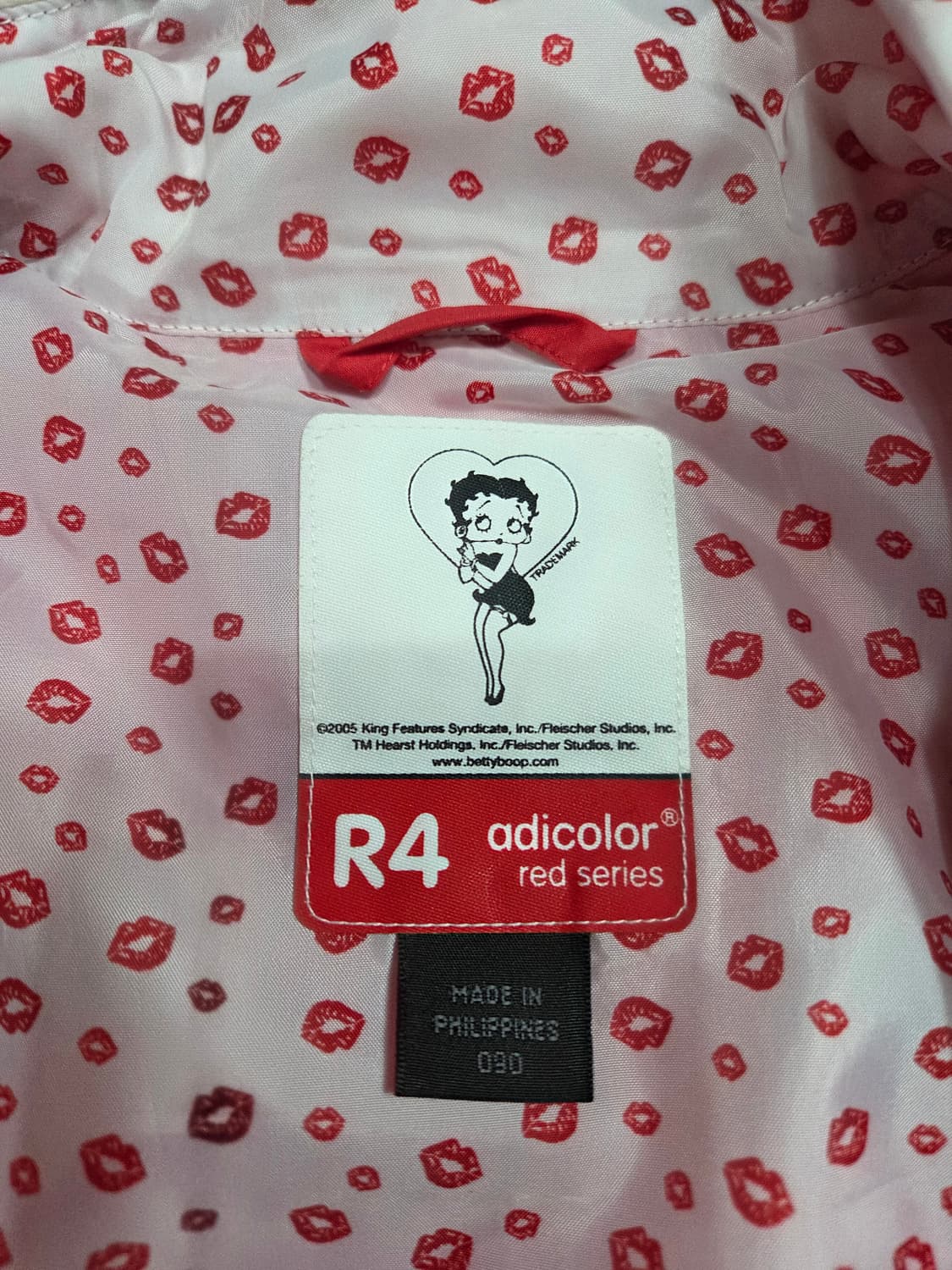 아디다스 아디컬러 베티붑 콜라보 바람막이 자켓 90 상품이미지7