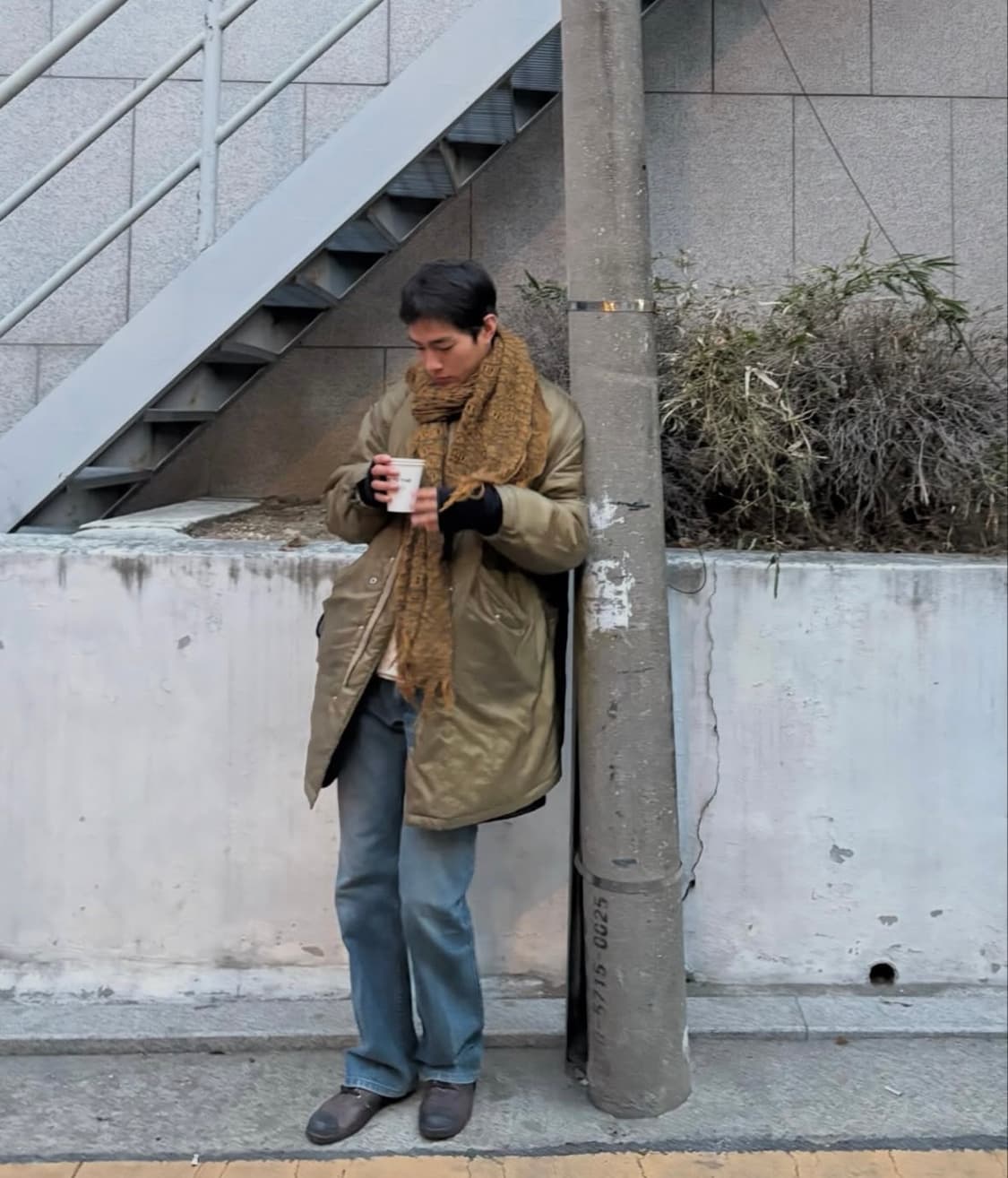 [m] 헤리티지플로스 알프레드 립스탑파카 카키 상품이미지6