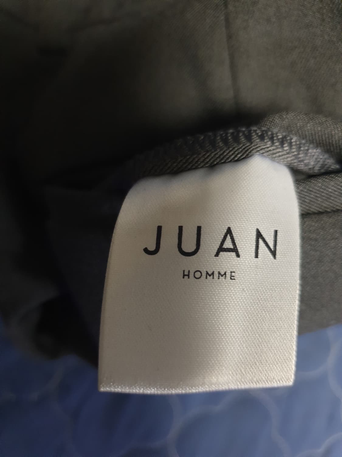 주앙옴므 투플리츠 고정버튼 와이드 슬랙스 미디엄그레이 (M) 상품이미지6