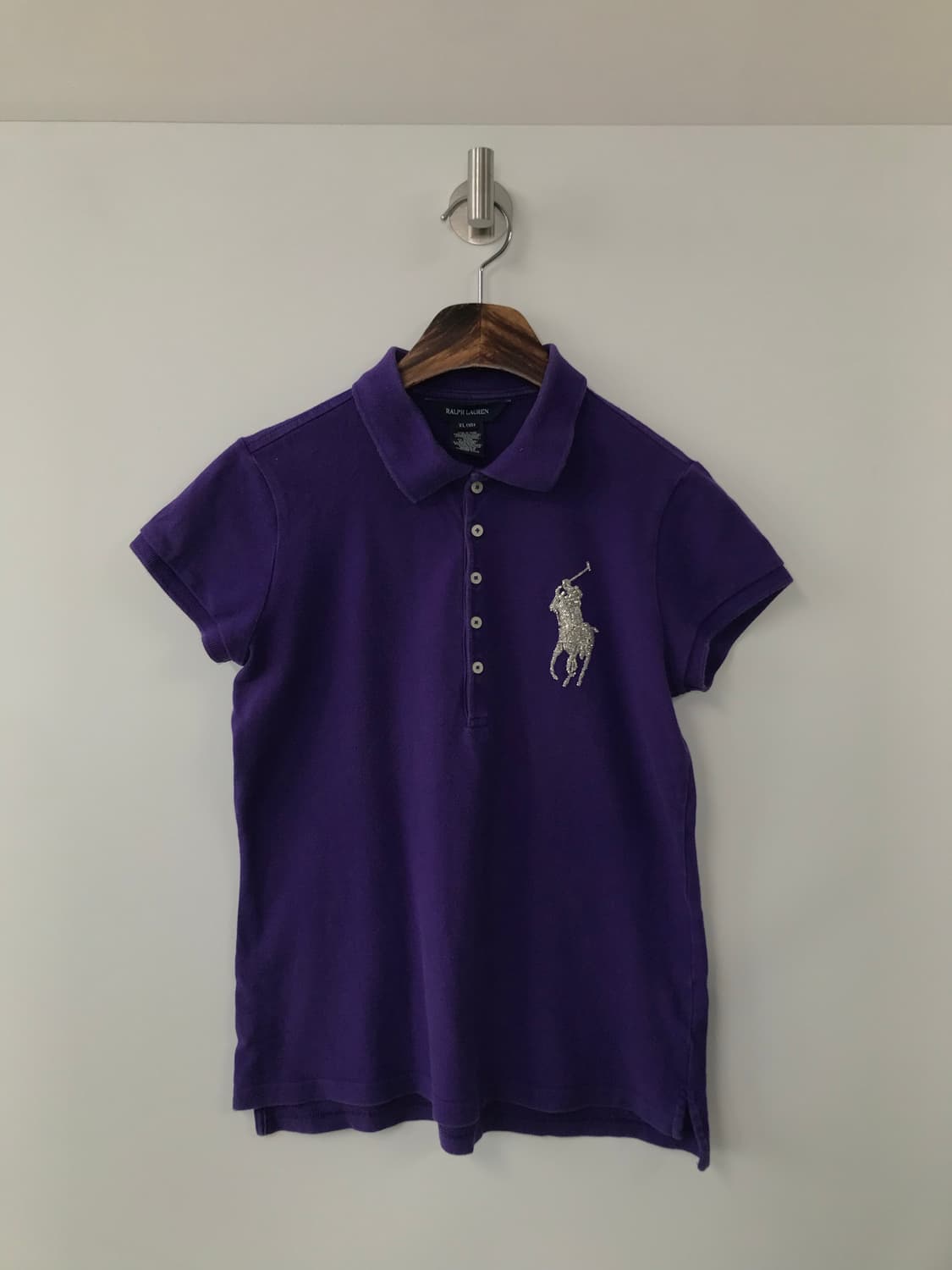 폴로 랄프로렌 빅포니 퍼플 반팔 pk 피케 티셔츠 상품이미지2
