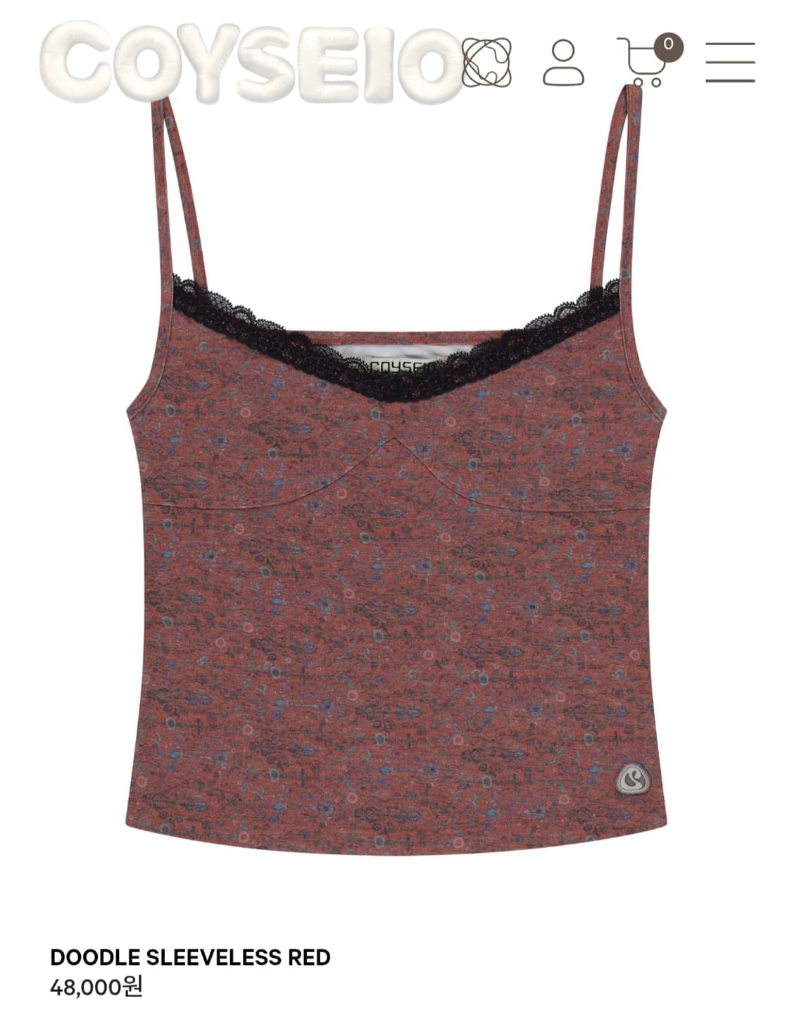 구해요)) 코이세이오 두들 슬리브리스 레드 상품이미지1