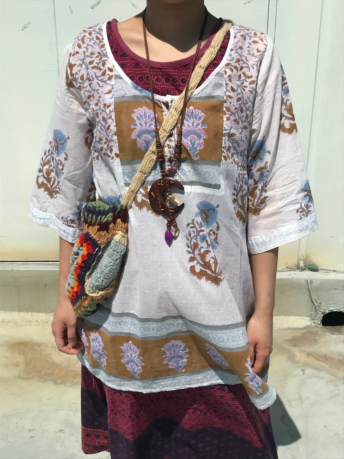 MALAIKA 히피 보헤미안 에스닉 블라우스 상품이미지1