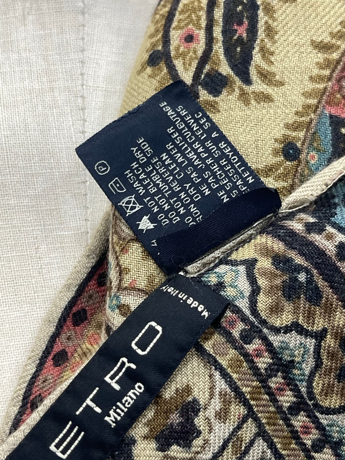 에트로 캐시미어 실크 머플러  상품이미지7