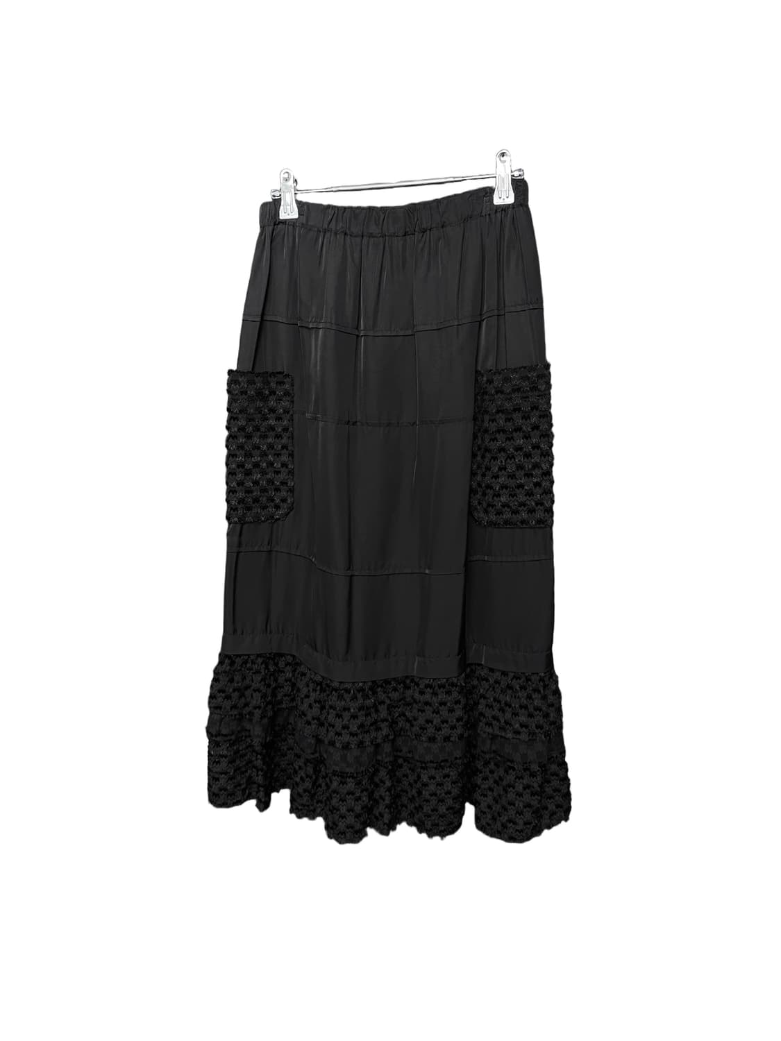 AD2006 Cupra Texture Patchwork Skirt 상품이미지2