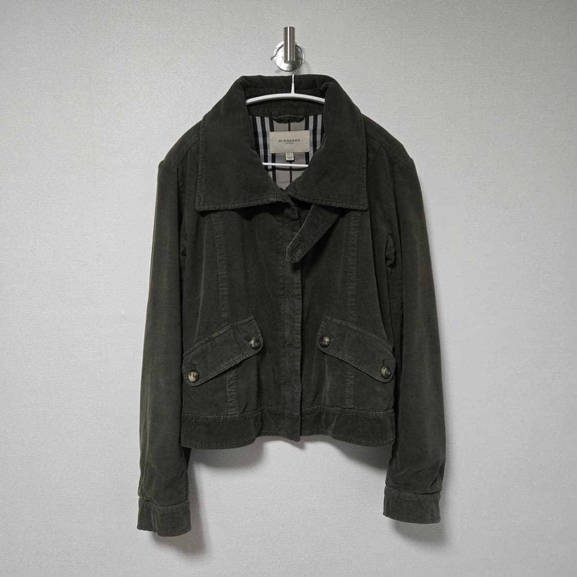버버리 카키 코듀로이 자켓 / 여성 자켓/ 여자 자켓  상품이미지3