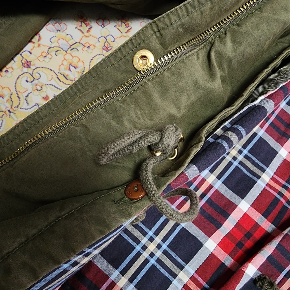 게스 여성 카키 야상 자켓 xs 상품이미지6