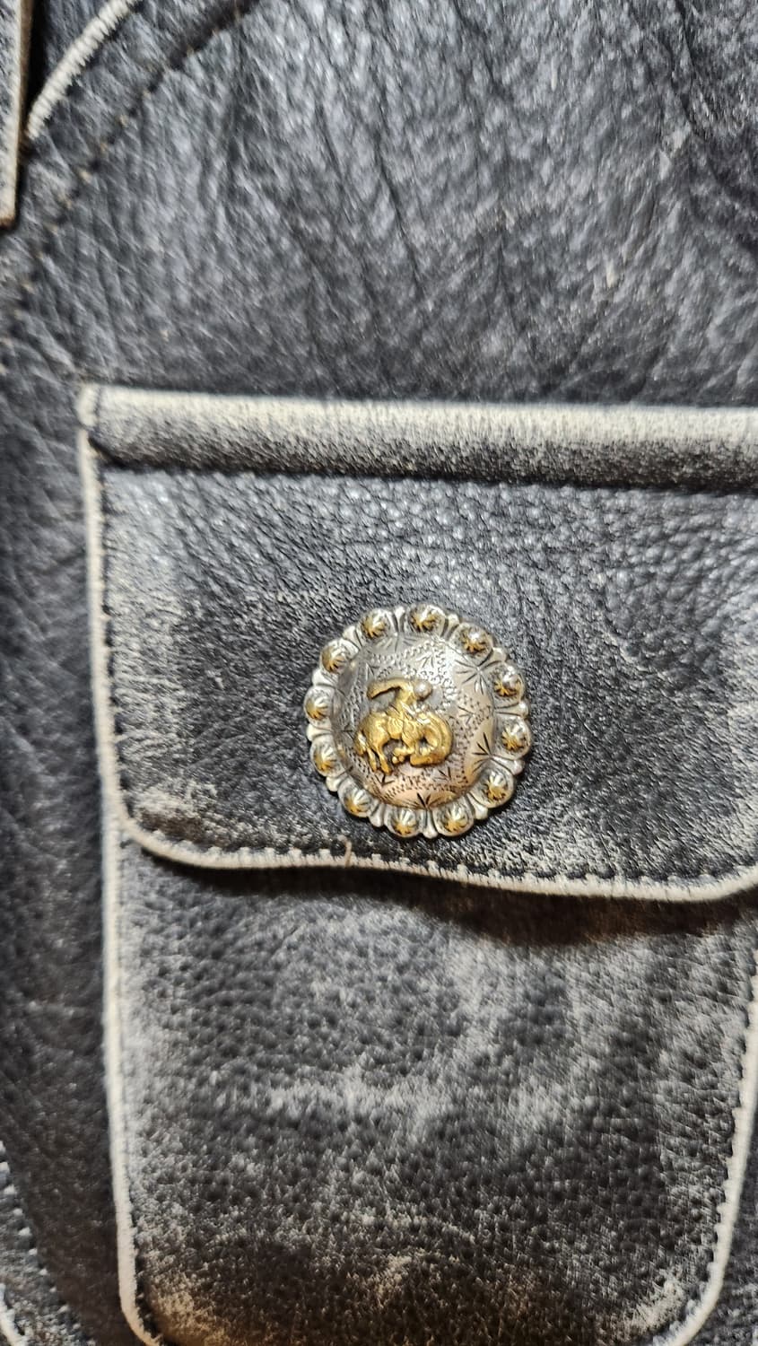 빈티지 커스텀 소가죽 라이더자켓 100 상품이미지5