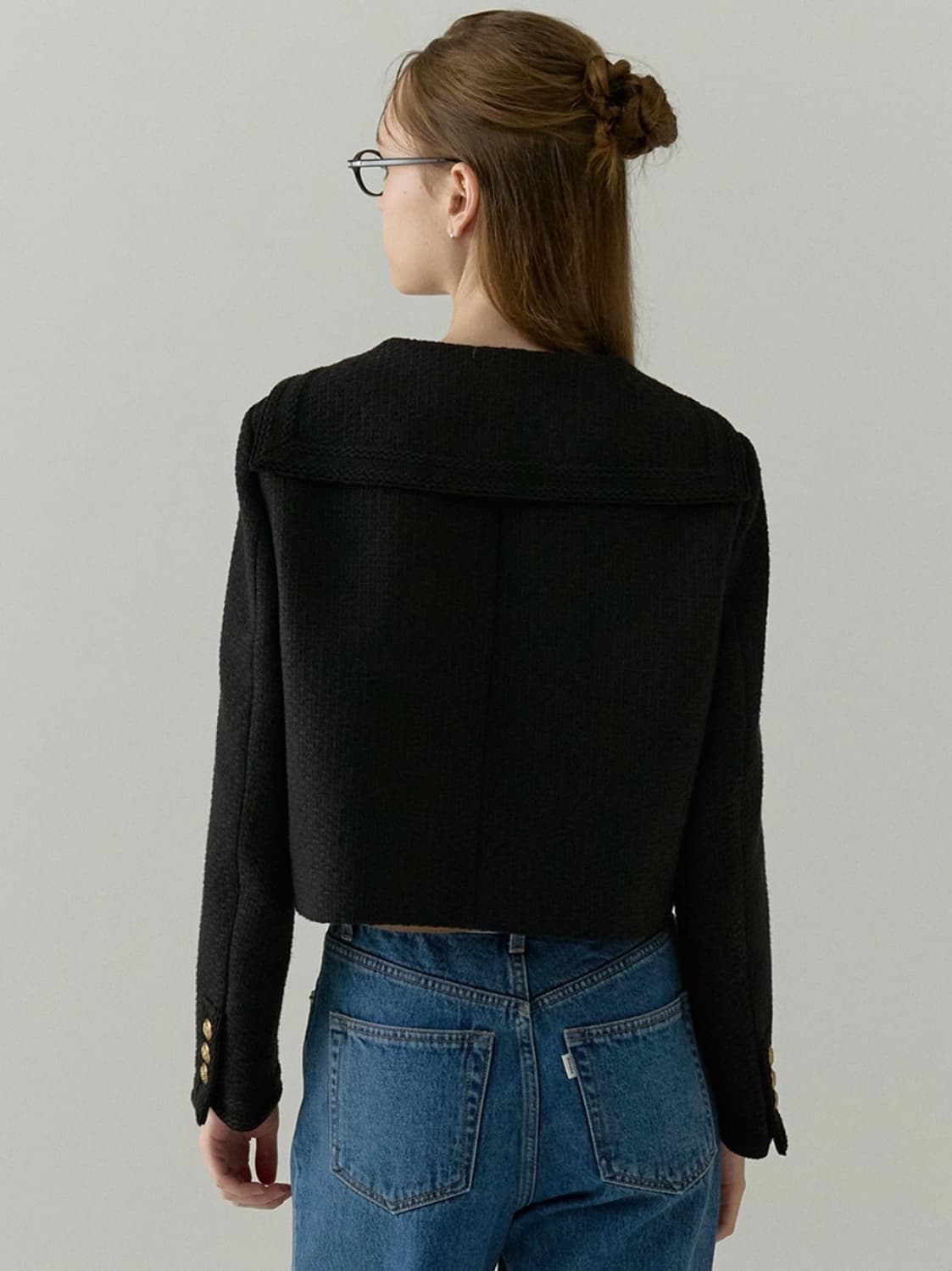 오스트카카 세일러 트위드 자켓 상품이미지2